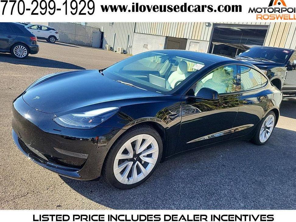 TESLA MODEL 3 2021 5YJ3E1EA0MF099951 image